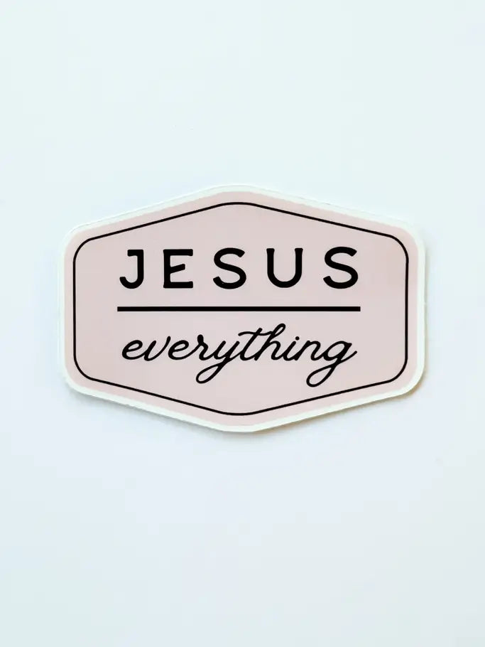 Jesus Over Everything Decal