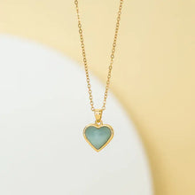 Load image into Gallery viewer, Heart of Joy Necklace in Amazonite
