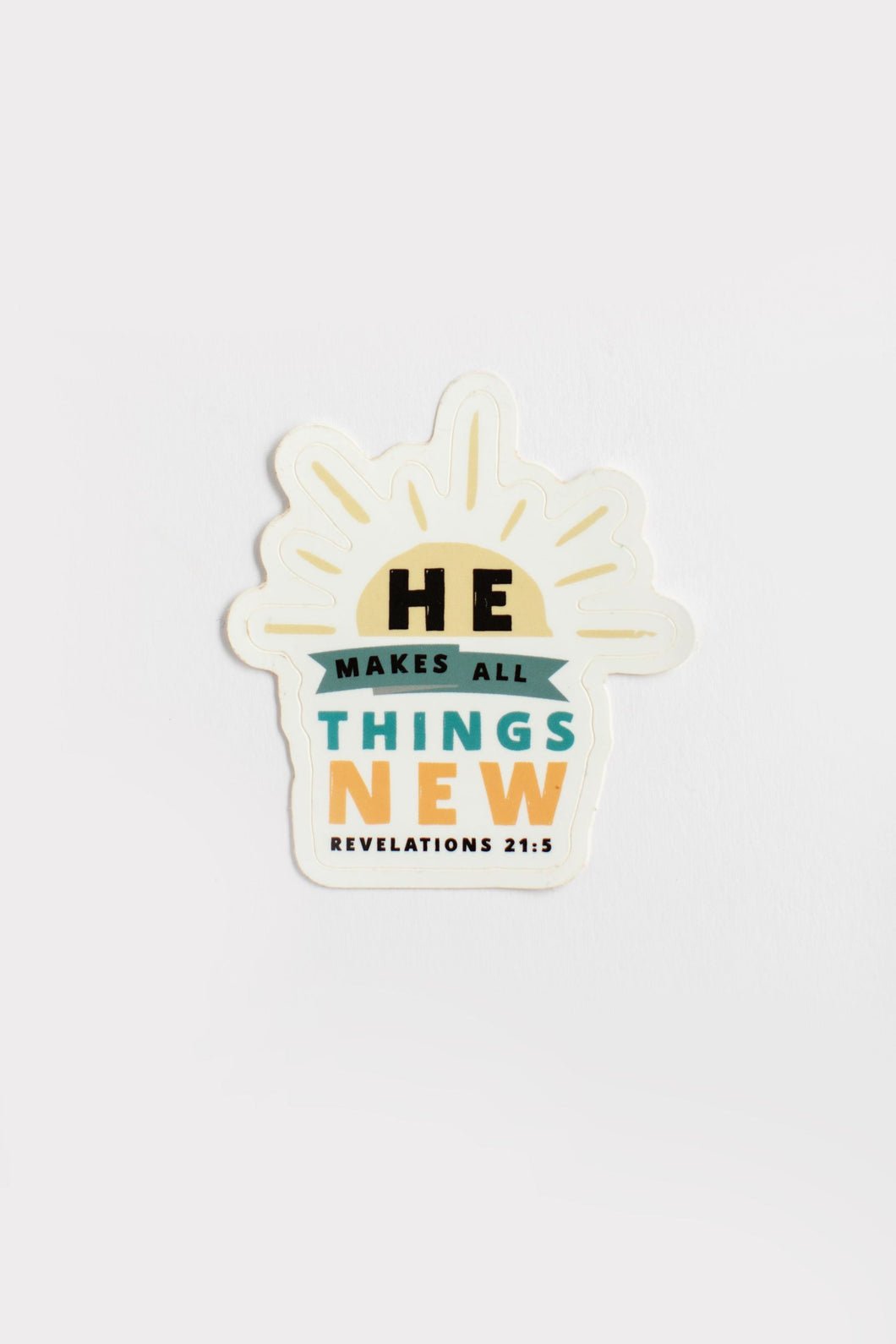 He Makes All Things New Sticker